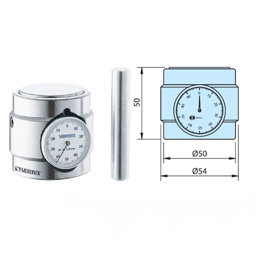 50mm VERTEX MANYETİK SAATLİ YÜKSEKLİK HİZALAMA (A)